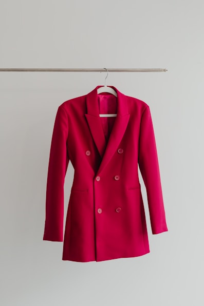 Classic Red Blazer